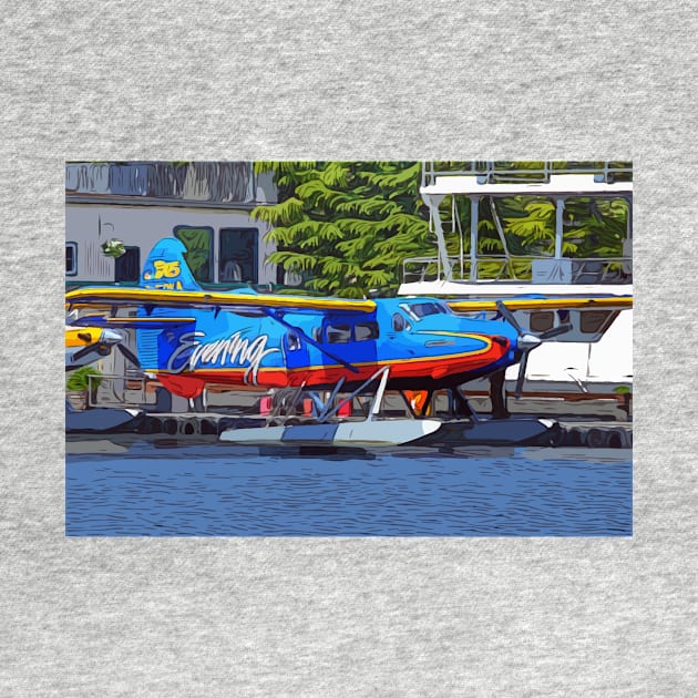 Seattle Evening Magazine Seaplane by WelshDesigns